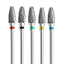 

Tungsten Carbide Nail Drill Bits for Nails Electric Machine Milling Cutter for manicure Nail Shaper Nails Art Equipment Bits