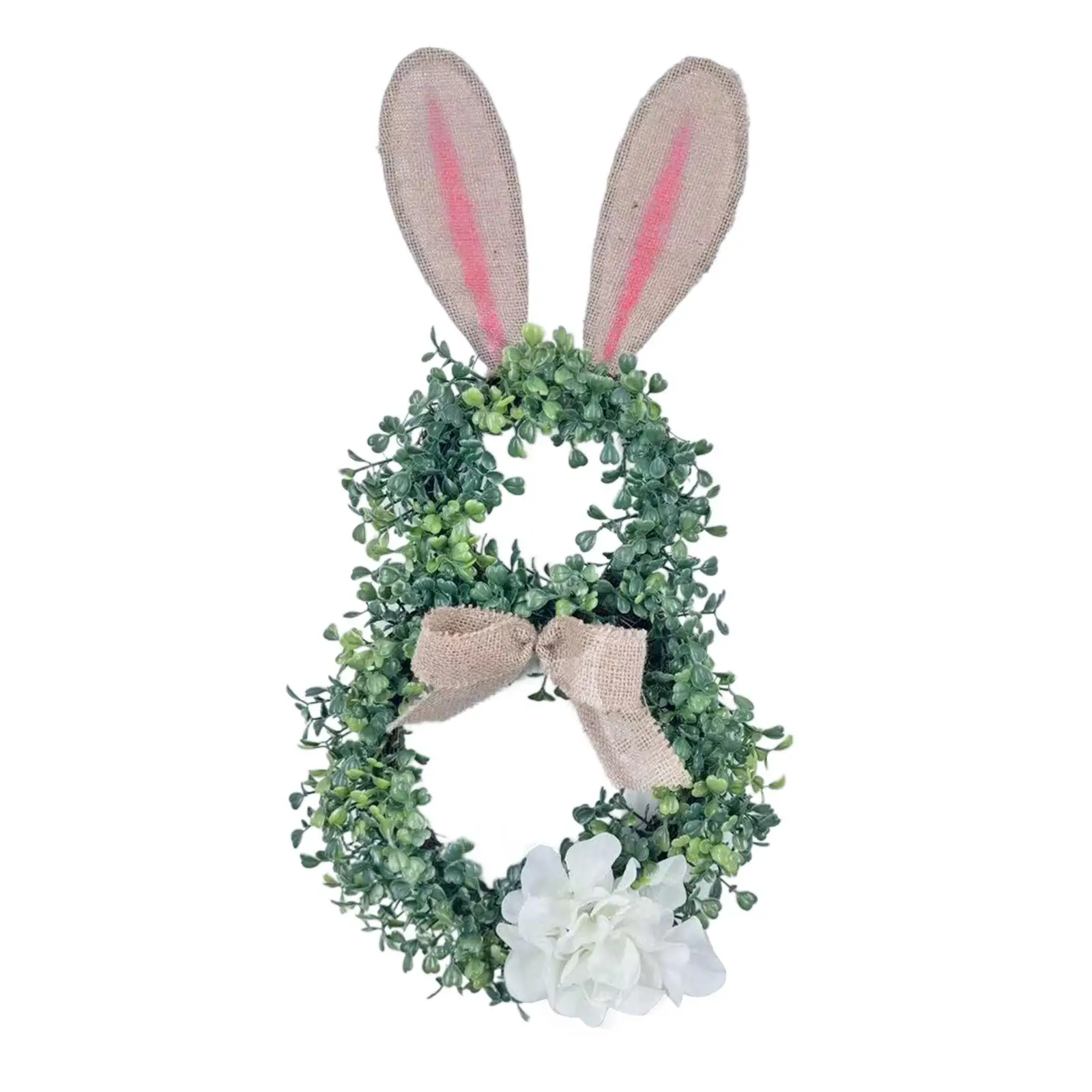 Easter Wreath for Front Door Easy to Hang Indoor Outdoor Party Door Ornaments for Farmhouse Windows Home Festival Living Rooms