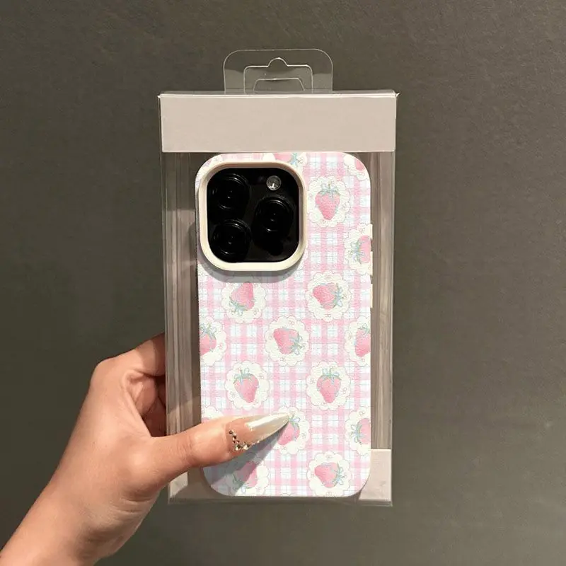 Strawberry Pattern Phone Case - Vibrant & Durable Cover