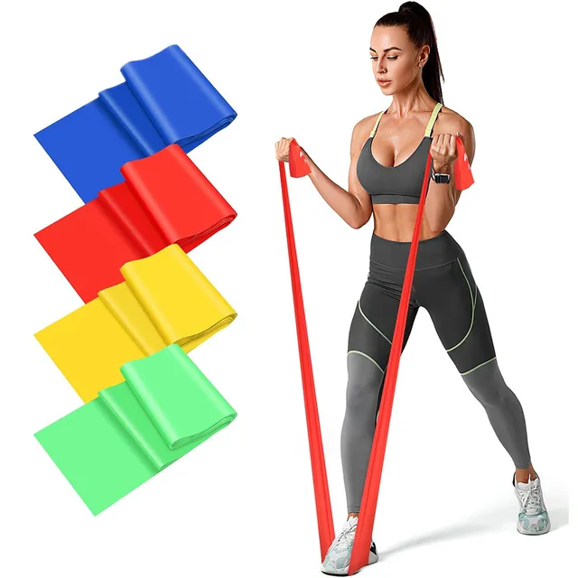 Resistance Bands Exercise Physical Therapy Bands Yoga Pilates Pull Strap for Home Gym Fitness Stretching Strength Training Resistance Bands Exercise Physical Therapy Bands Yoga Pilates Pull Strap for Home Gym Fitness Stretching Strength Training