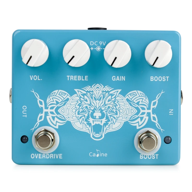 

Caline CP-79 Overdrive + Boost 2-In-1 Guitar Effect Pedal Guitar Spare Parts Accessories Kit