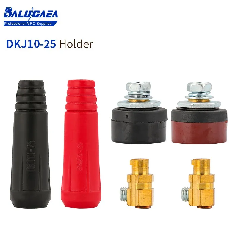 Welding Tool Kit TIG Welding Cable Panel Connector Parts DKJ10-25 Plug Socket Welding Machine Quick Fitting Connector