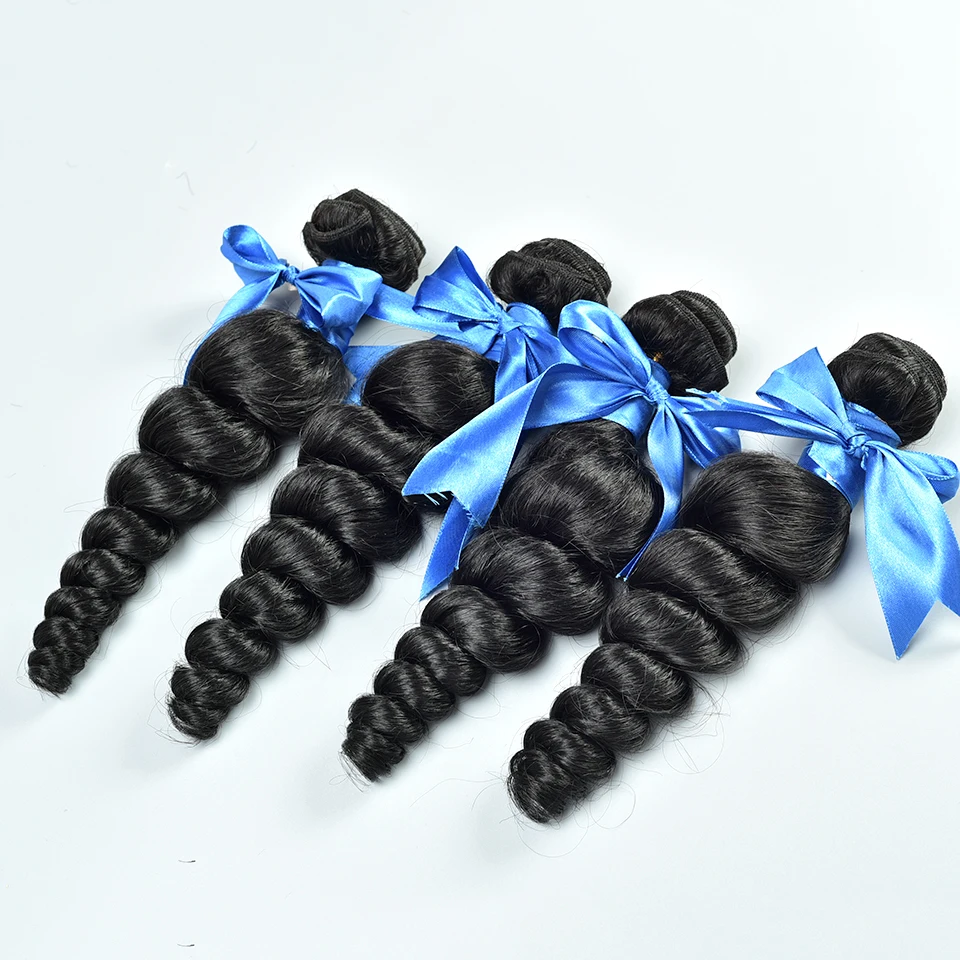 Loose Wave Bundles 8-40 Inchs Brazilian Human Hair Weave Bundles 1/3/4 Bundles Deal Top Quality Human Hair Extensions Wholeasle 4