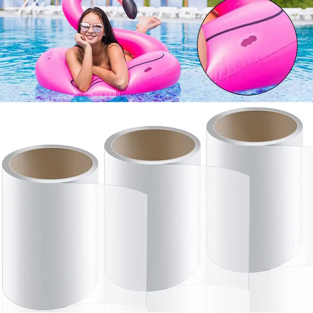1 Roll Repair Patches Kit High Viscosity Waterproof Transparent TPU Tape Professional Repairing Self-Adhesive Patches for Inflat