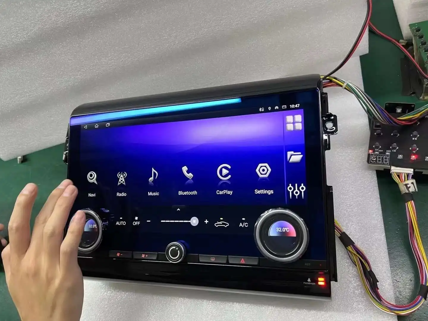 RDS BT QLED Multimídia Player For Toyota FJ Cruiser 2007-2020 Android 14 GPS Nav