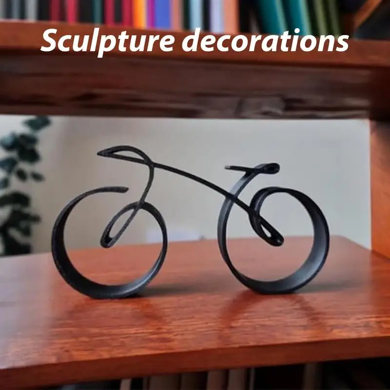 Acrylic Bicycle Sculpture Bicycle Ornament Table Decoration Items Office Decoration Gift ornament crafts