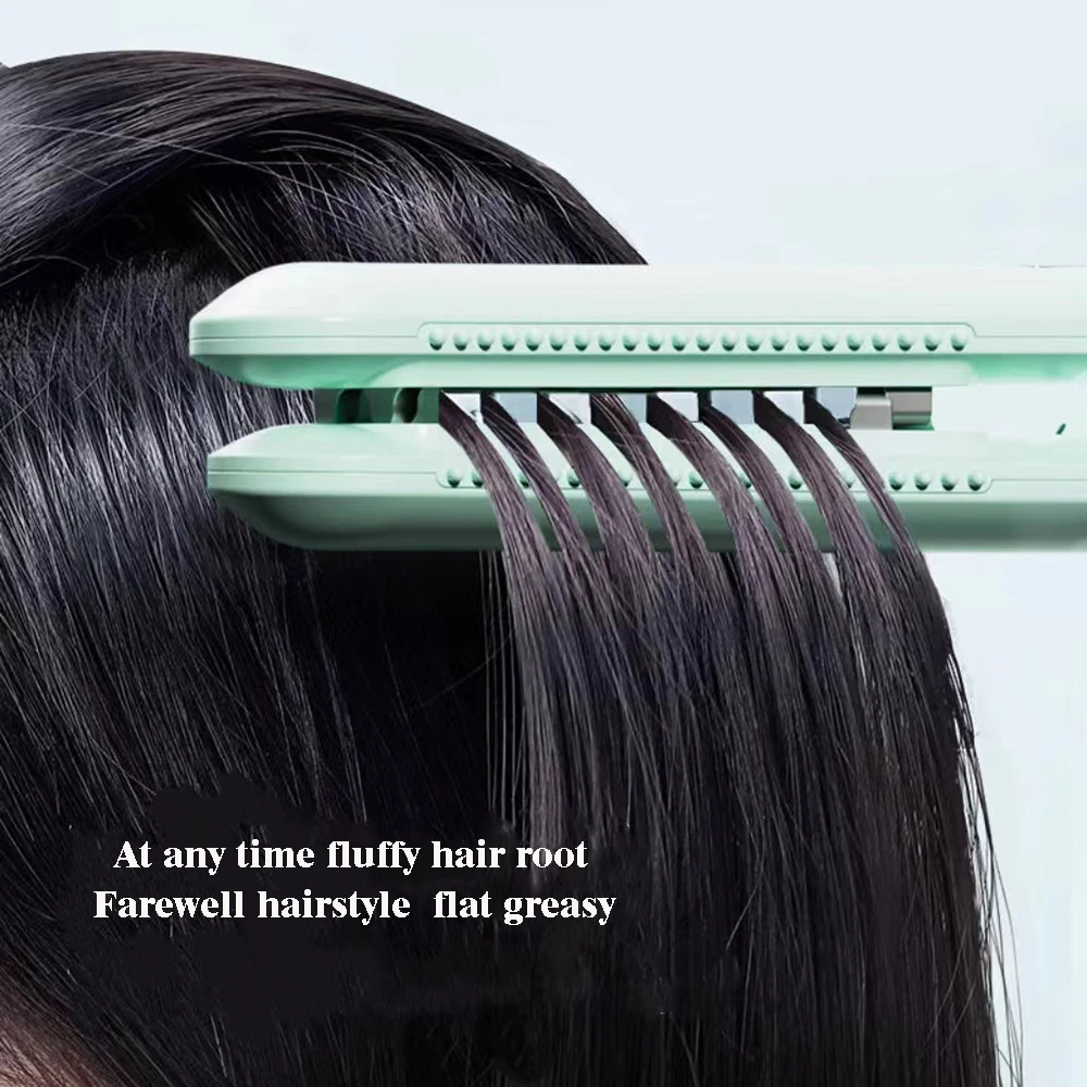 Hair Iron Ceramic 3D Grid Hair Crimper Professional Volumizing Curling Iron Corn Perm Fluffy Splint Flat Styling Tools