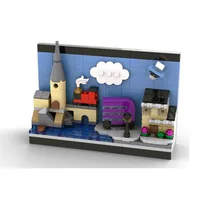 2024 New Hot City Movie Skyline Bricks Pisa Rome Rotterdam Cambridge Education Architecture Building Blocks Fans Birthday Toys 4