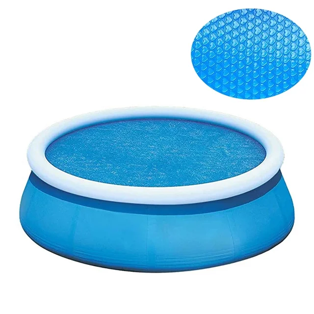 8/10/12/15 Ft Úszómedence Borító Pe Szigetelő Film Láb A Föld Feletti Porálló Kék Védelem Medence Napelemes Fólia - Image 3