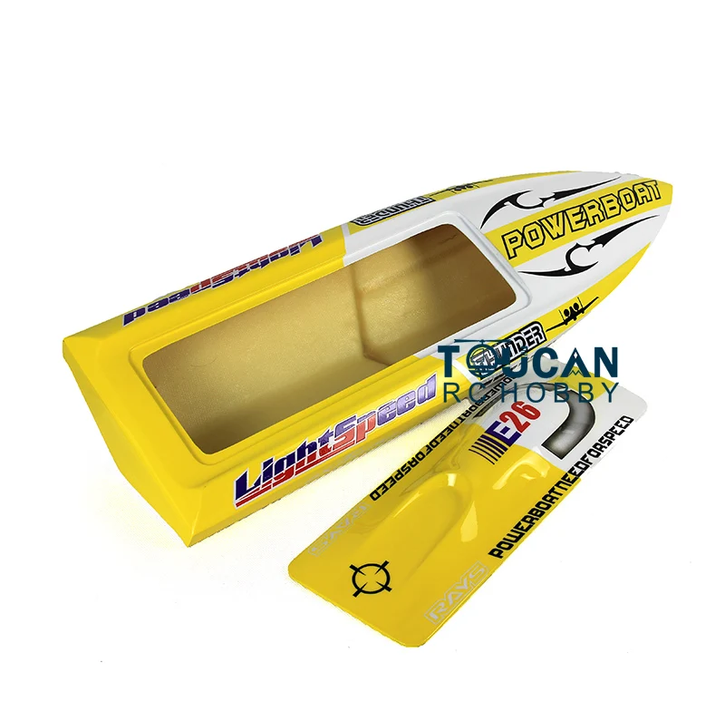 DT E26 Prepainted Electric Racing Boat Radio Control High-speed Boat KIT Hull for Advanced Player Toys Gifts Model TH02632-SMT7 6