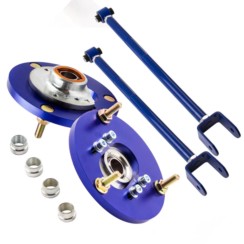 Bracci Di Controllo Della Campanatura Posteriore + Piastra Di Campanatura Anteriore Per Bmw E36 E46 Z4 X3 Coilover Coil Top Hat Mount Per Serie 3 1998