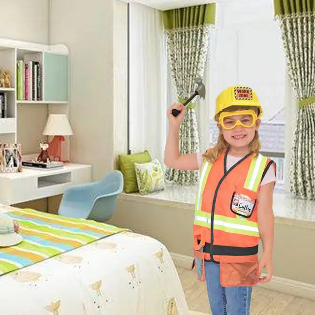 22 Pcs Kids Community Helper Dress Up Vests – Occupation Costumes For Halloween & Role Play, Ages 3+ - View #3