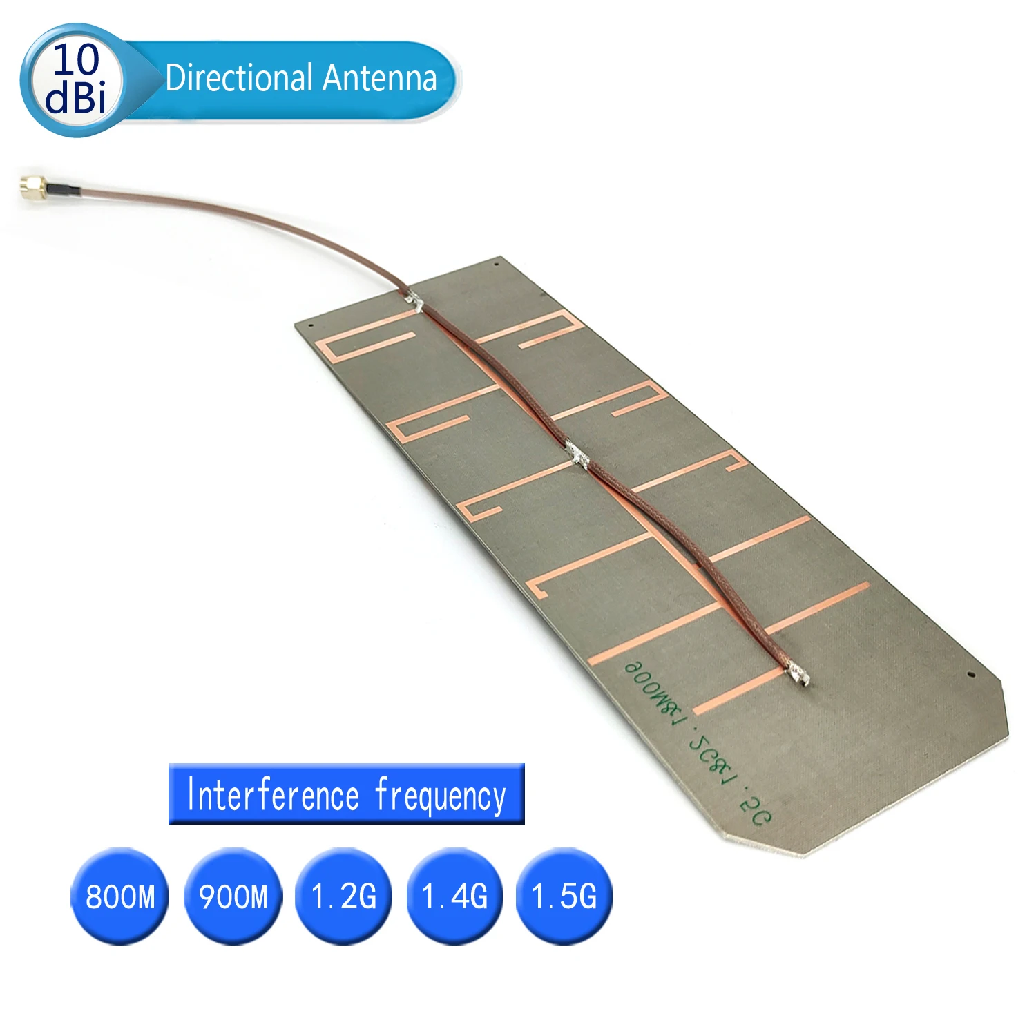 

915MHz PCB Yagi Directional Antenna 900M FPV UAV Drone Remote Control Countermeasure Interference Signal Blocker RFID