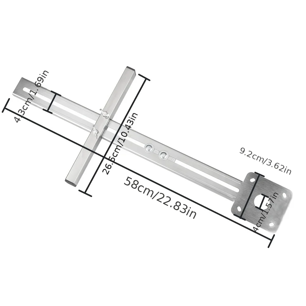 Trimming Machine Edge Guide Positioning Cutting Board Tool Hole Opener Woodworking Router Circle Milling Groove Wood Tool 3