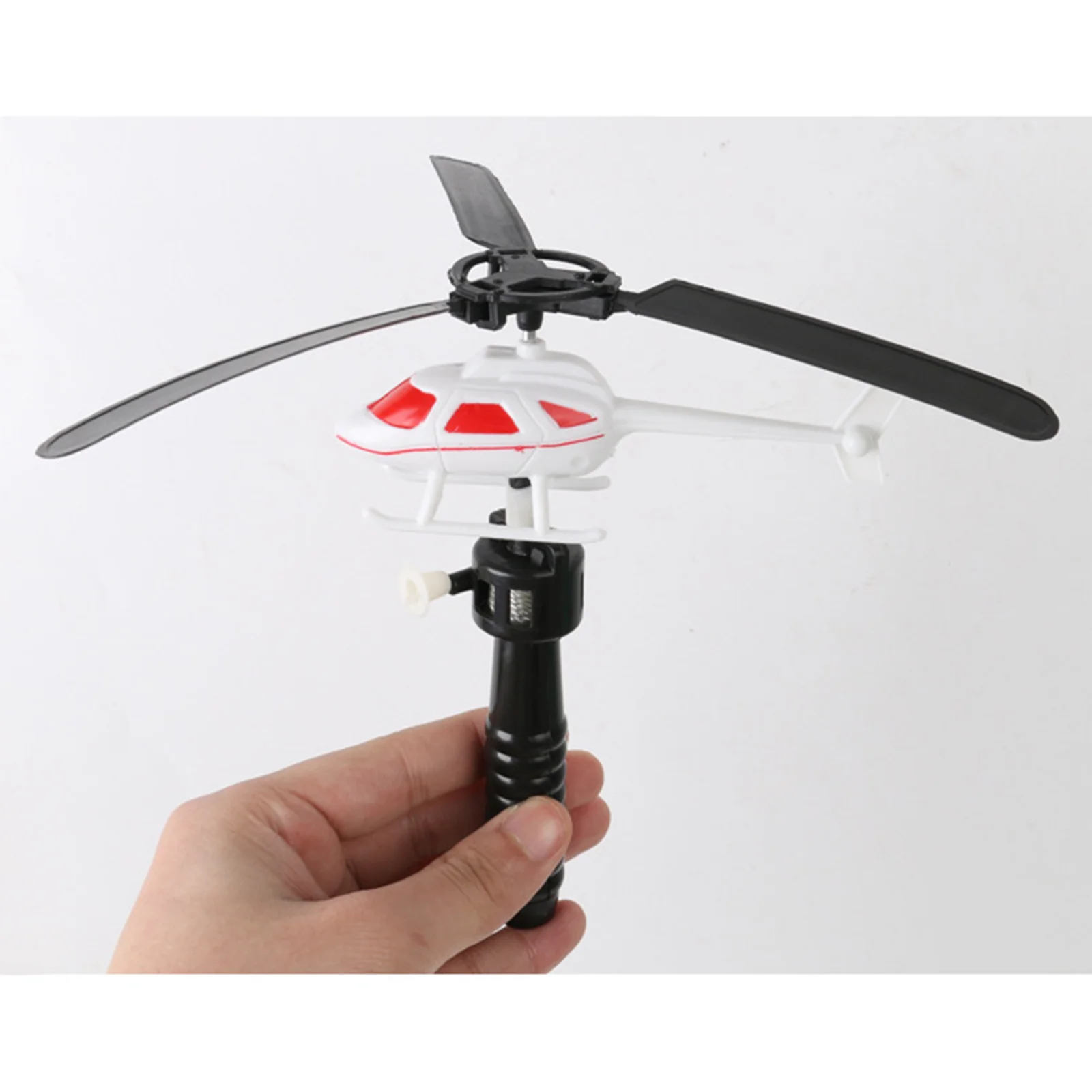 Pull String Helicopter Toy Creative Funny Copter Toy Educational Gift Toy for Children Kids (Random Color) 2