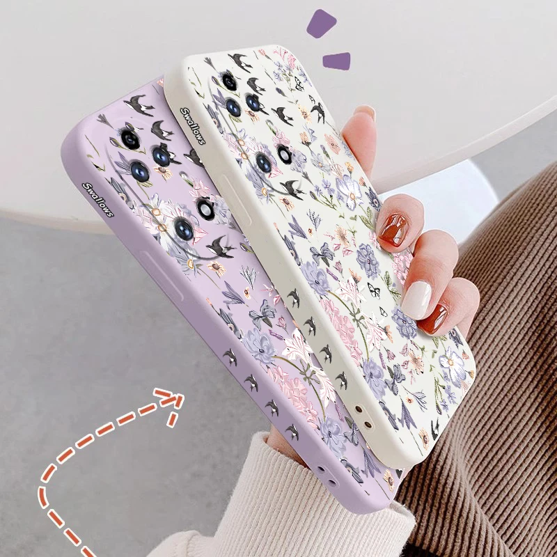 Wilted Flower Silicone Phone Case Cover