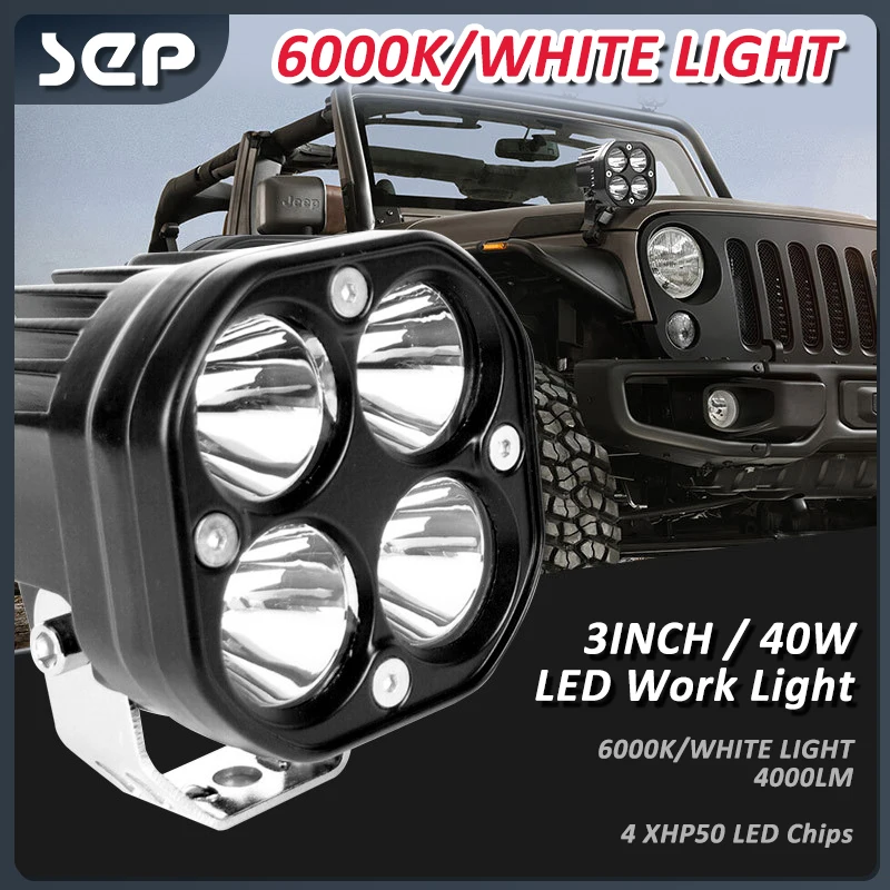 

Motorbike Spotlight Led Car Light Quad Clover 40w Spotlight Car Light Led Lamp Roof Light Led Work Light