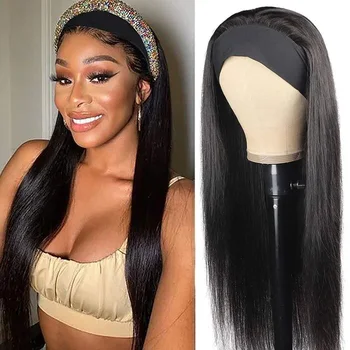 Bone Straight Headband Wig 1