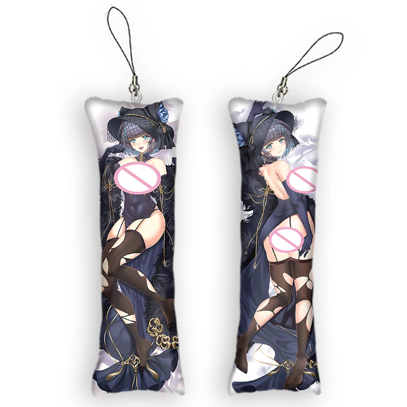 

Azur Lane Cheshire Key Chain Pendant Key Ring Cute Anime Accessories Mini Dakimakura Body Pillowcase Keyring Pendants Gift