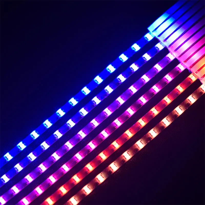 Cabo de Extensão de Energia com Arco-íris Silicone Light Guide Argb Strimer Plus Lian li Motherboard Aura Sync v1 8pin 24pin 5v - Imagem 2