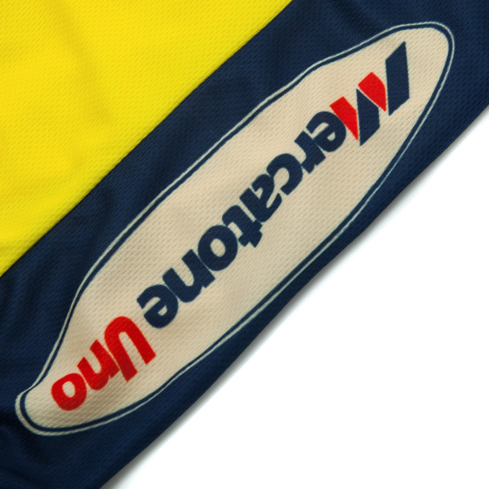 マルコpantani黄色サイクリングジャージセットレトロチームmercatone