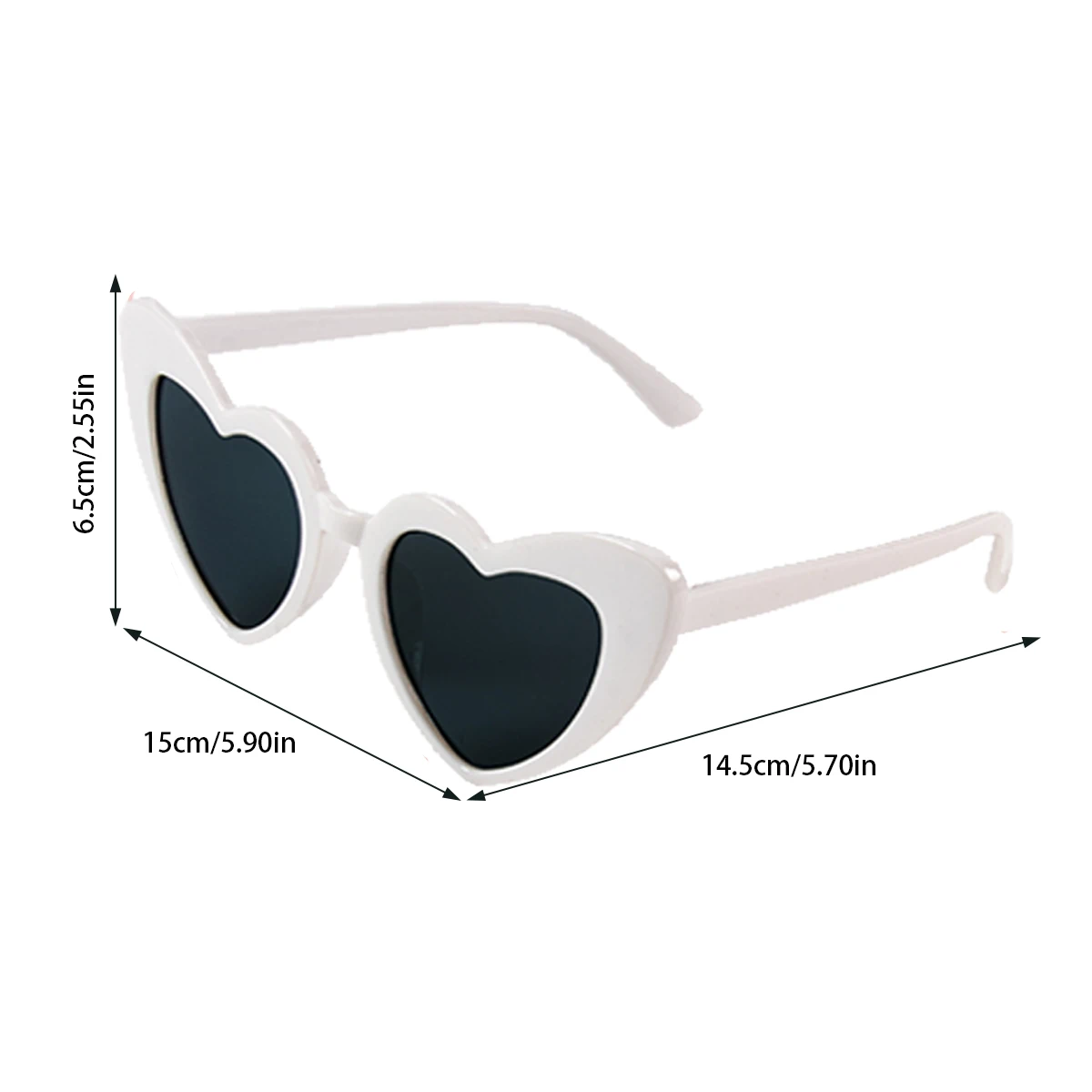 6/8pairs Vintage Heart Shaped Sunglasses Bachelorette Bride Bridesmaid glasses Wedding Bridal Shower Decor woman Hen party gifts images - 6