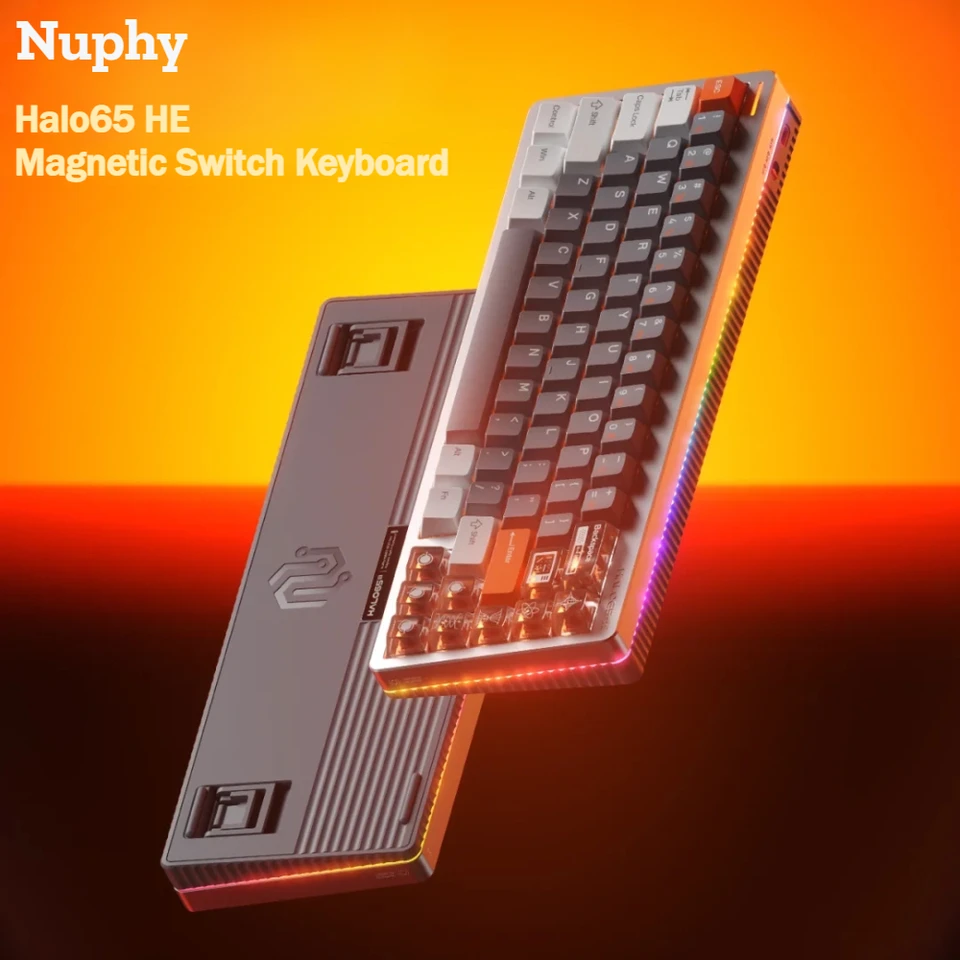 NuPhy Halo65 HE Mechanical Keyboard Wired GATERON Jade Pro