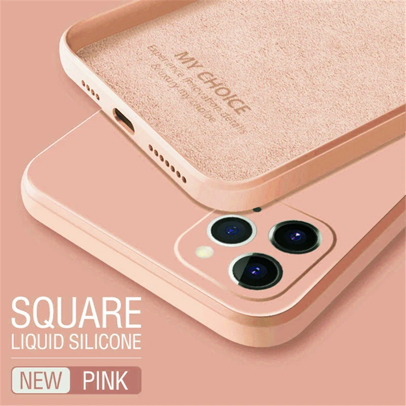 Original Liquid Silicone Soft Case For iPhone 14 13 12 11 Pro Max X XR XS Max 8 7 6S 6 Plus Luxury Shockproof Back Cover Shell_voghion.com