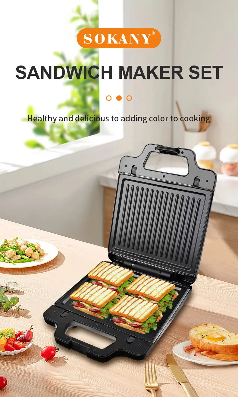 Buy China Wholesale Hot Sales Sandwich Maker Waffle Plates 3 In 1/4 In 1  Sandwicheras Electric Breakfast Sandwich Maker Grill With Ce & Sandwich  Maker Waffle Plates 3 In 1 4 In 1 $10.6