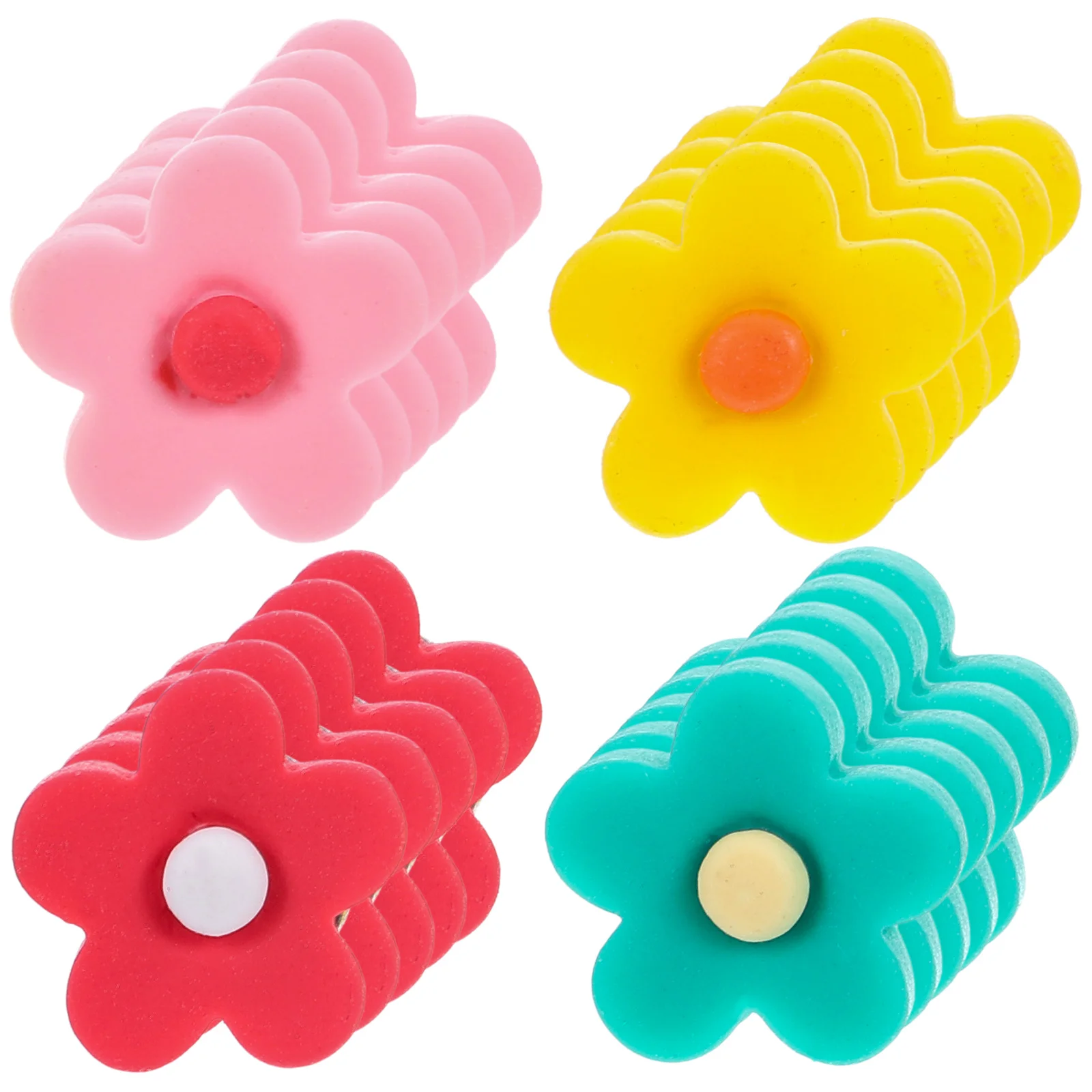 

20Pcs Flower Pushpins Decorative Thumbtacks Creative Thumb Tacks for Photo Wall Map