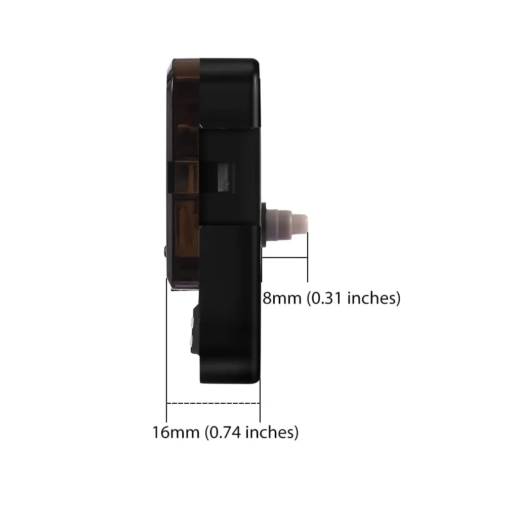 DIY Quartz Silent Wall Clock Mechanism Central Movement Kit for Machinery Watch Table Sweep Timepiece Clockwork Long Shaf 6