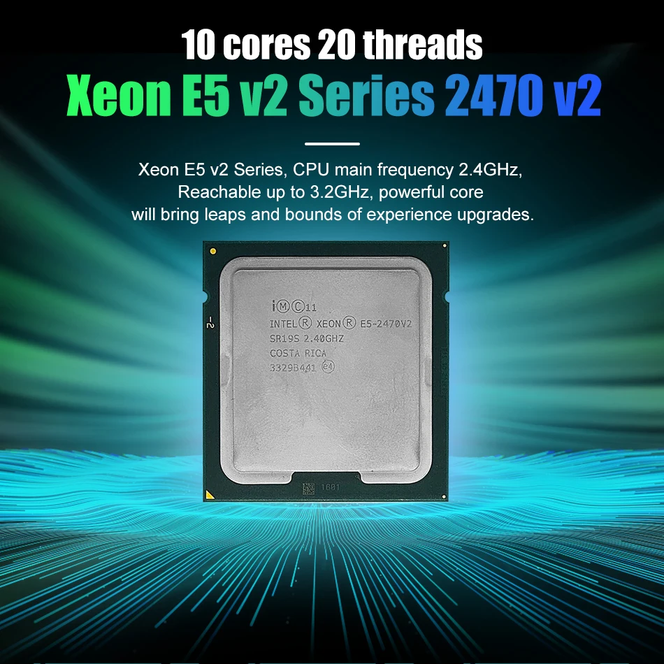 Intel Xeon E5-2470 V2: Processador de 10 Núcleos e 20 Fios para