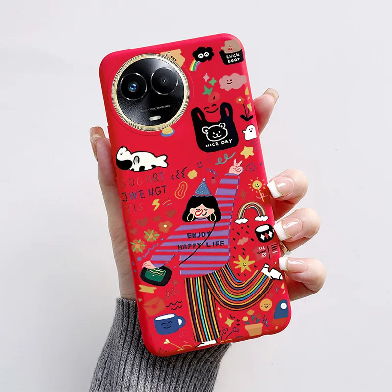 Cute Cartoon Cat and Funny Dog Silicone Phone Case Cover