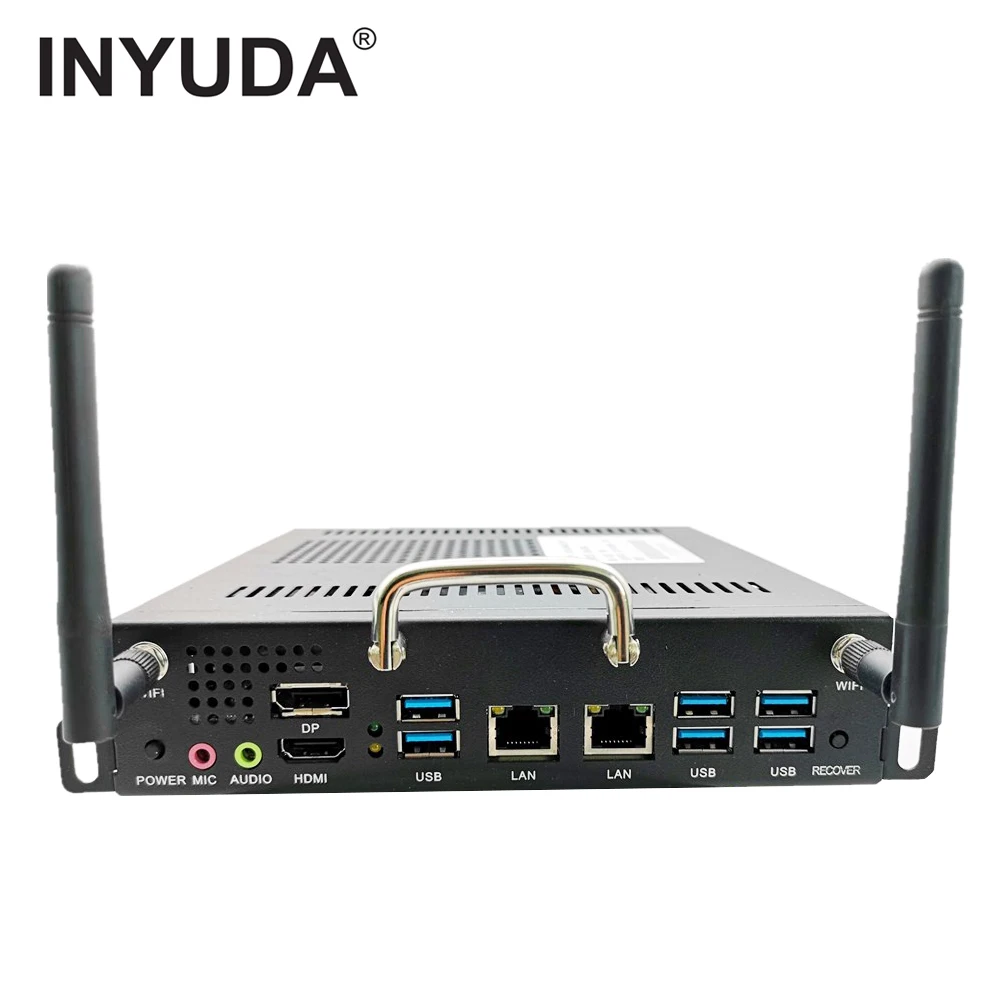 

Portable Intel Core I3-10100 Embedded Computer Desktops Industrial Computer with Dual Lan OPS Pc Mini Computer