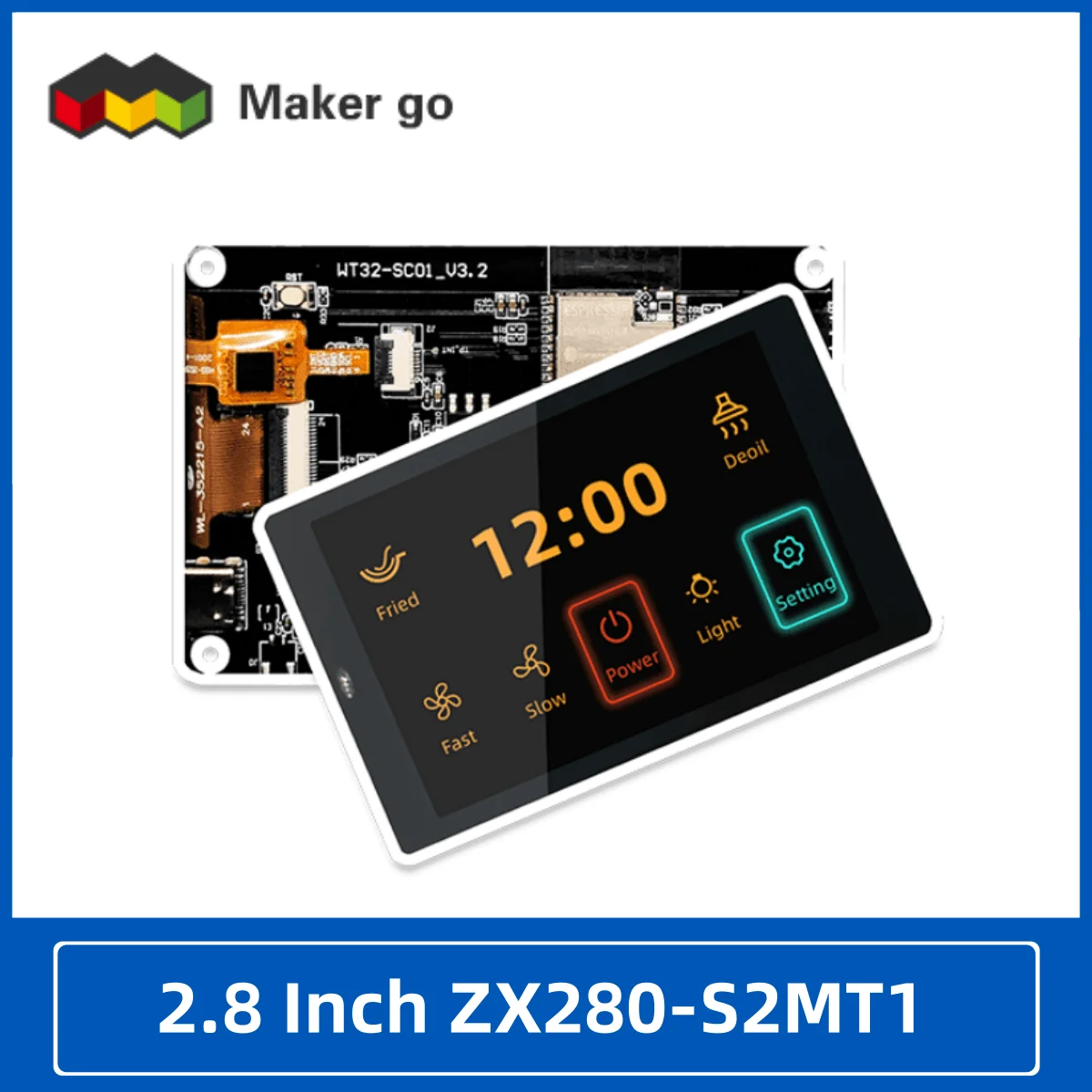 2.8 Pollici Zx280-S2Mt1 Supporta Lo Sviluppo Wifi E Il Debug Dei Pulsanti Di Comunicazione Seriale Fotocamera Usb E Altre Funzioni