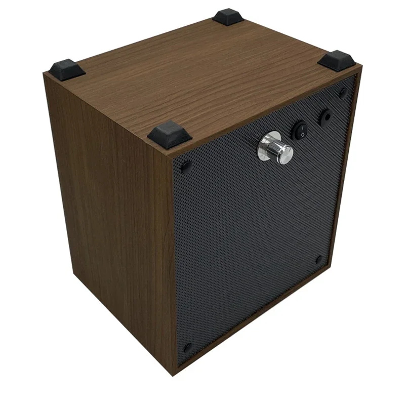 Luxury Automatic Watch Winder Box with LED Ambient Light, Black Walnut Wood Finish Mech... - SKU LAWW1511 - UGI Packaging