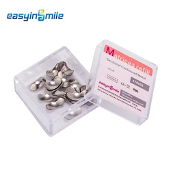 50-Piece High-Quality Stainless Steel Dental Matrix Contoured Bands with Wedges (Small Refill)