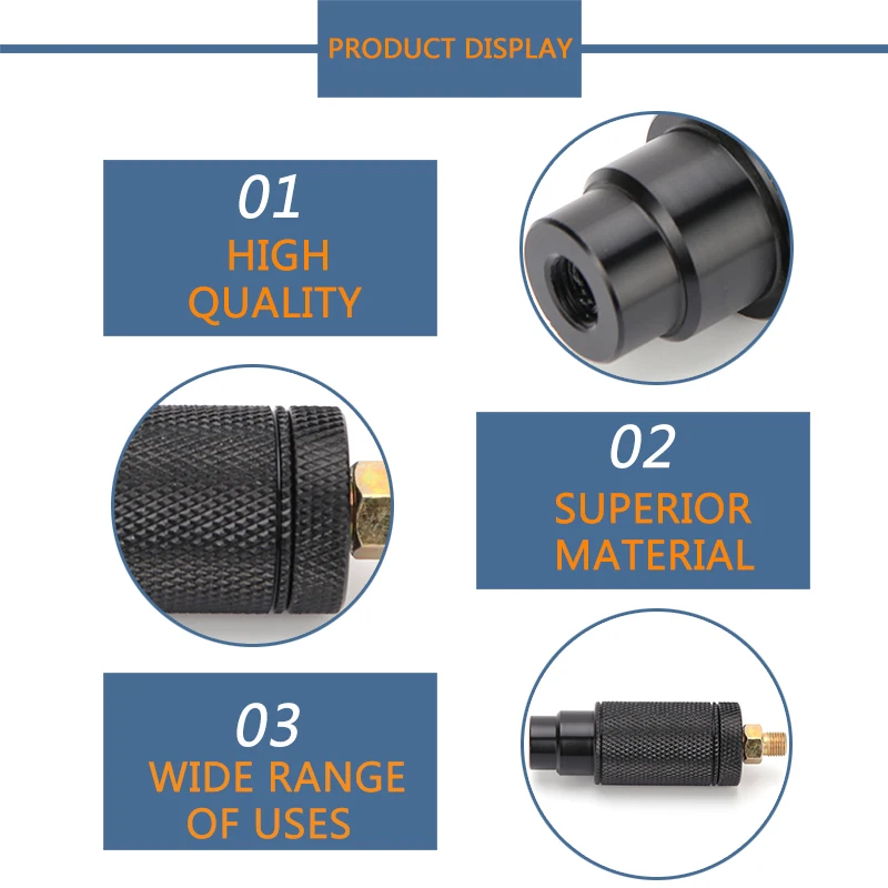 PCP High Pressure Pump Air Compressor Filter M10 Thread Black Water-Oil Separator Air Filtering 40Mpa 6000Psi Filtering Element hand pump filter elements