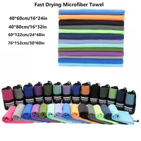 Camping Towels Super Absorbent Fast Drying Microfiber Travel Towel Quick Dry Ultra Soft Compact Gym Towel for Swimming Beach 1