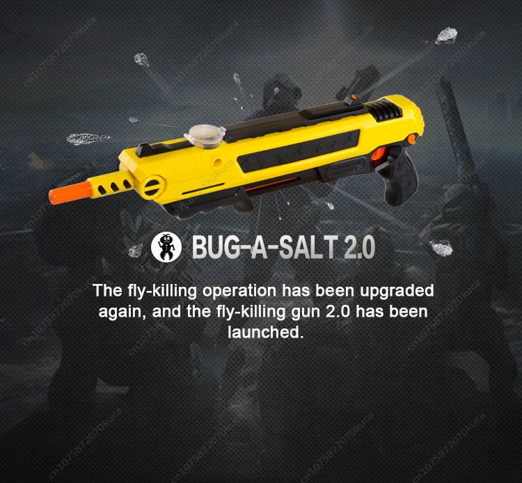 Children's Toys New 3.0 Laser Aiming Manual Salt Bullet Fly Gun Adult Toy Salt Bullet Mosquito Killer Gun 5