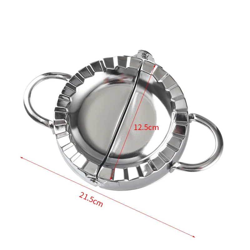 Eco-Friendly Stainless Steel Dumpling Mold - Manual Press for Kitchen Baking Accessories