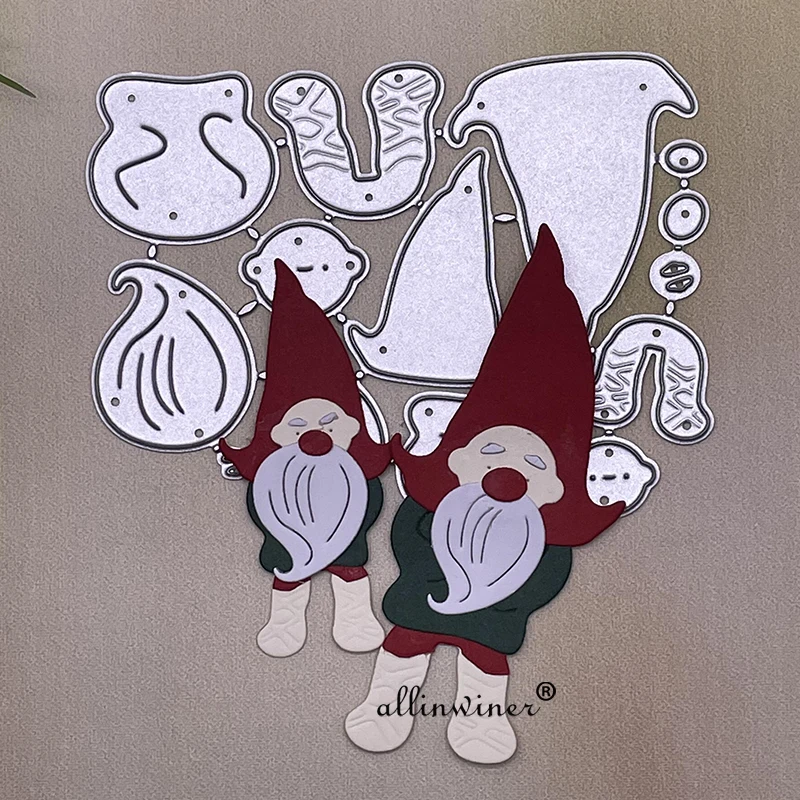 

Gnome decoration Metal Cutting Dies Stencils For DIY Scrapbooking Decorative Embossing Handcraft Die Cutting Template