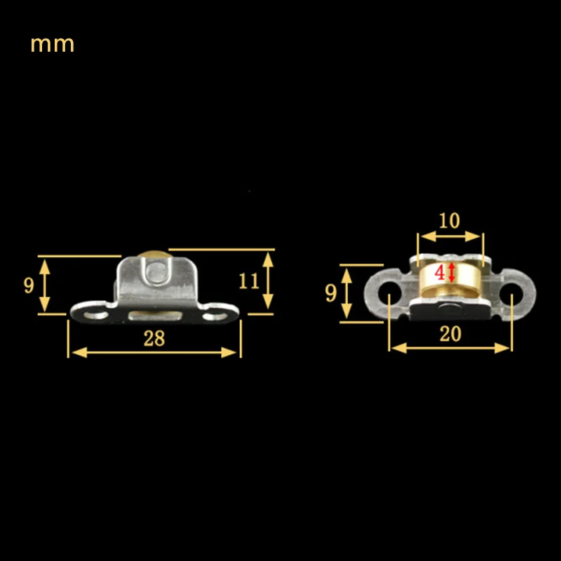 janelas rolos polia janela metal rolamento pesado 02