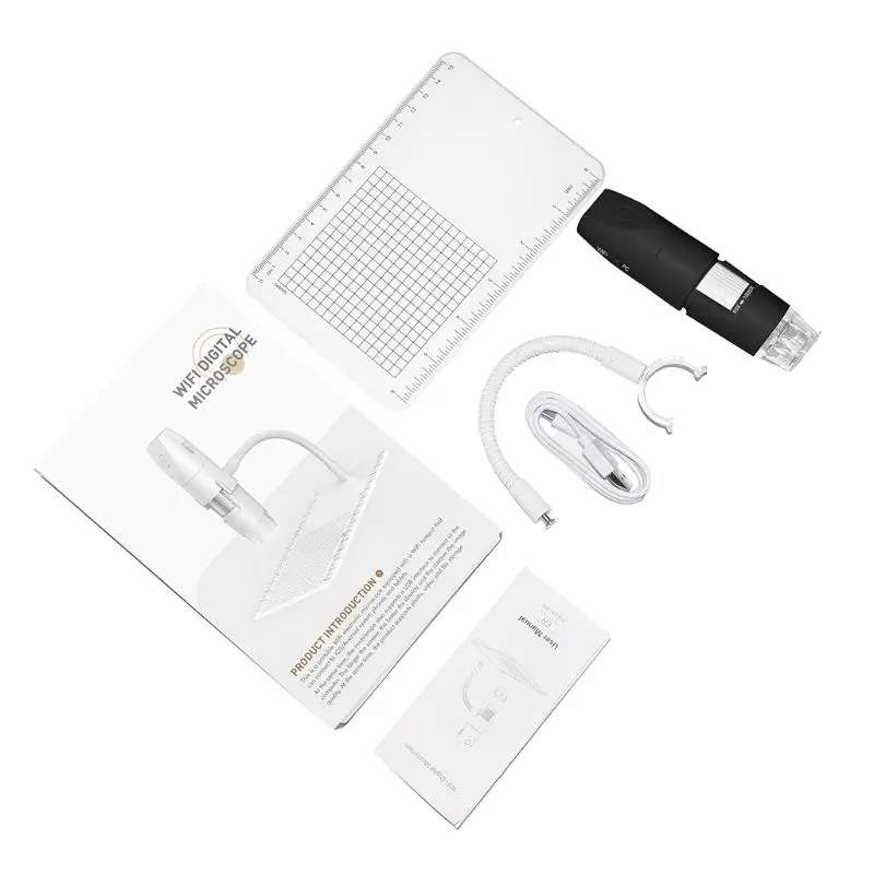 

Цифровой микроскоп с Wi-Fi и USB, 2-мегапиксельная камера, эндоскоп с увеличением от 50 до 1000 раз