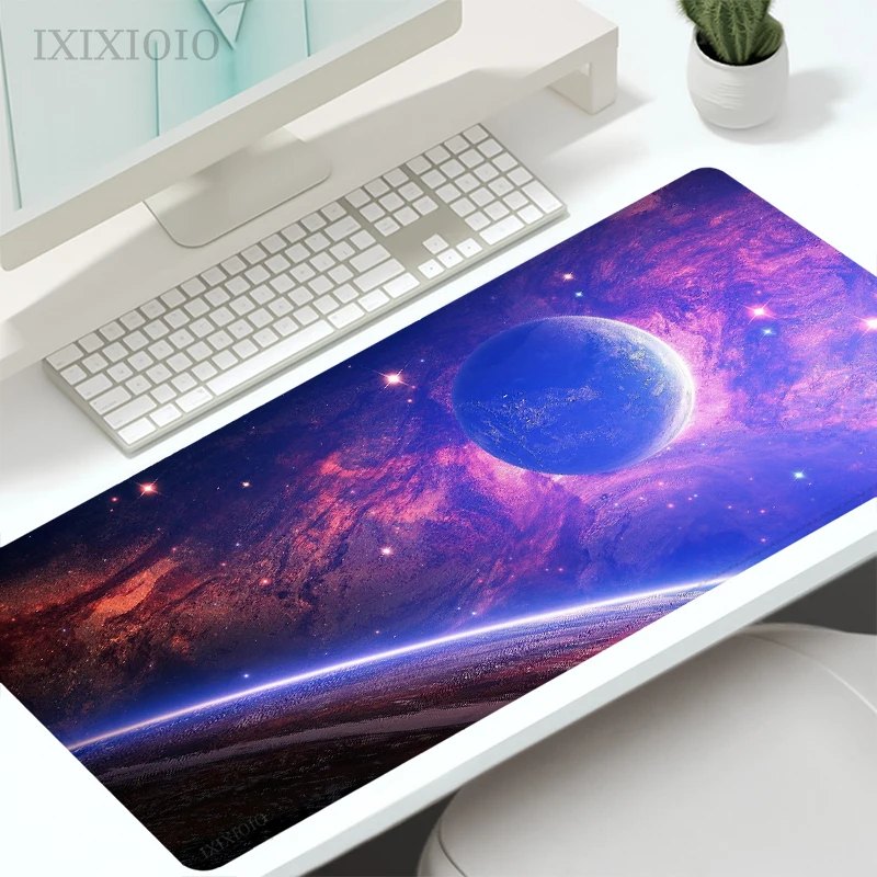 Cosmic Space Starry Sky Mouse Pad Gaming Xl Hd Custom Computer Mousepad Xxl Keyboard Pad Mousepads Soft Carpet Office Mouse Pad