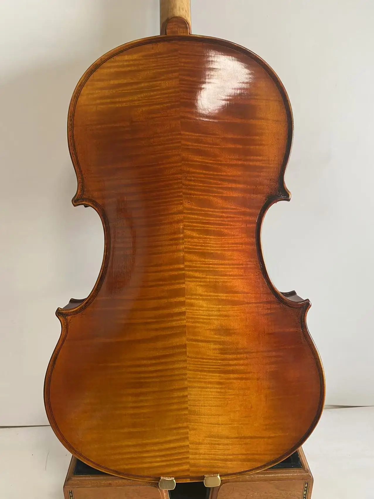 16 Inch Viola Ornati model Solid flamed maple back 4176