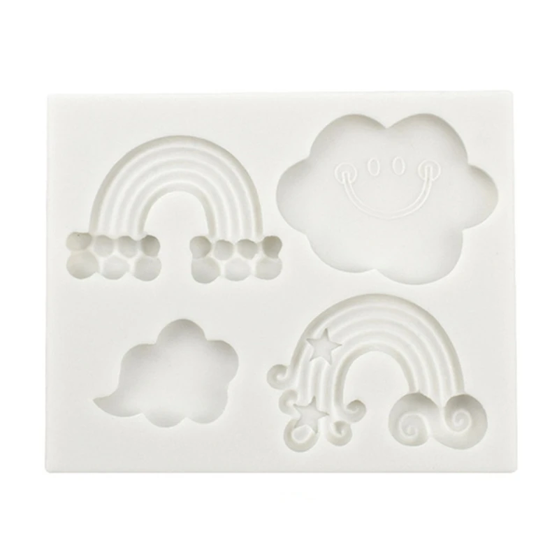 

Cloud Rainbows Shaped Fondant Cake Decorating Silicone Mold Chocolate Mold Dropship