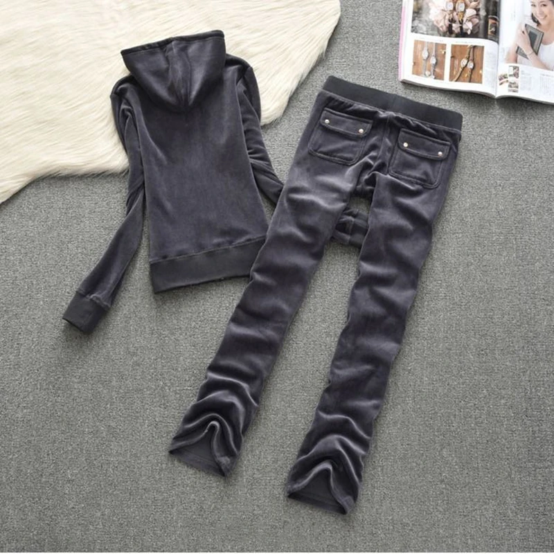 Sets for Women 2 Pieces Women Sport Tracksuit Zipper Hoodies Sweatshirt Pants Set Jogger Sport Wear Ladies Casual Suit