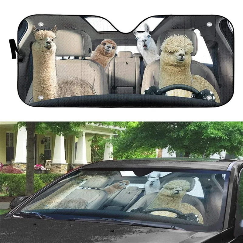 Lustige Tiere Windschutzscheibe Sonnenschutz für Auto Faltbare Uv Ray  Reflektor Frontscheibe Sonnenschutz Visier Schild Abdeckung - AliExpress