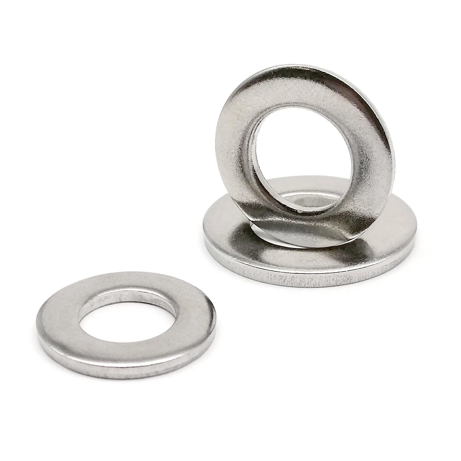 Stainless Steel Washers GB97 DIN125 A2-70 304 M1.6 M2 M2.5 M3 M3.5 M4 M5 M6 M8 M10 M12 M14 M16 M18 M20 M22 M24